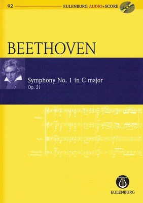 BEETHOVEN - SYMPHONY NO 1 OP 21 STUDY SCORE BK/CD