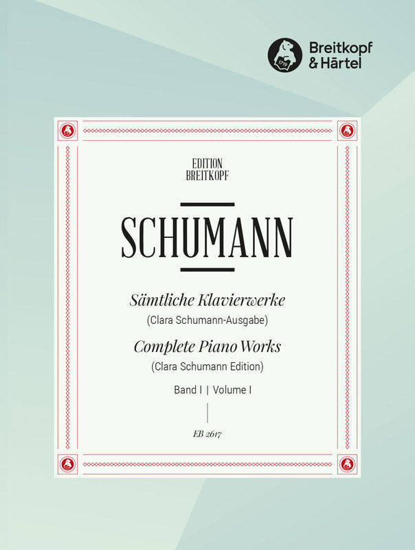 SCHUMANN - COMPLETE PIANO WORKS VOL 1