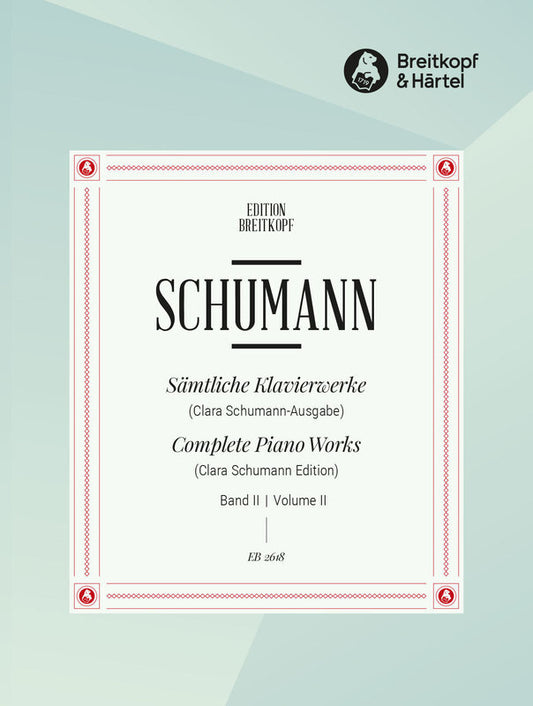 SCHUMANN - COMPLETE PIANO WORKS VOL 2