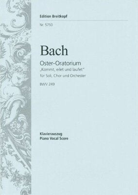 BACH - EASTER ORATORIO BWV 249 VOCAL SCORE