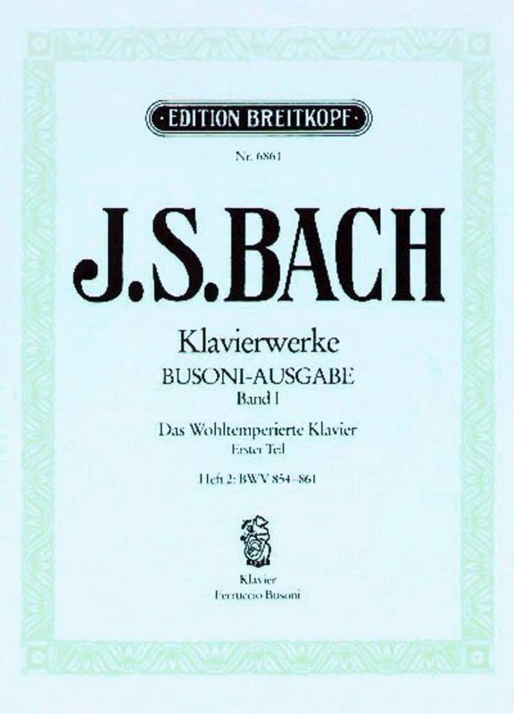 BACH - PRELUDES AND FUGUES VOL 1 PT 2 BWV 854-861