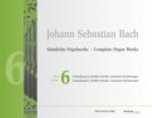 BACH - COMPLETE ORGAN WORKS VOL 6 BK/CD-ROM