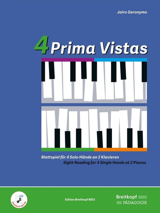 4 PRIMA VISTAS SIGHT-READING 4 HANDS 2 PIANOS