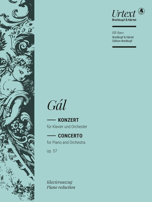 HANS GAL - PIANO CONCERTO OP 57 2P4H URTEXT