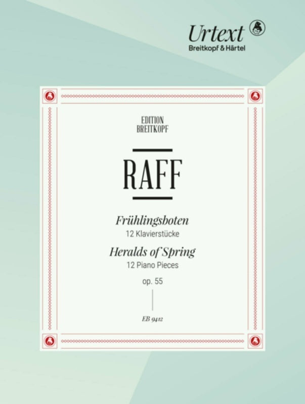 RAFF - HERALDS OF SPRING OP 55 12 PIANO PIECES