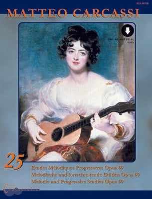 25 MELODIC AND PROGRESSIVE STUDIES OP 60 FOR GUITAR BK/OLA