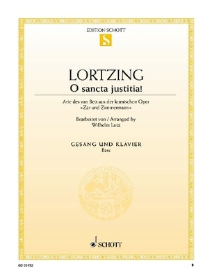 ALBERT - O SANCTA JUSTITIA! FOR BASS VOICE/PIANO