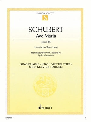 AVE MARIA HIGH MED LOW LATIN ED ABRAMOVA