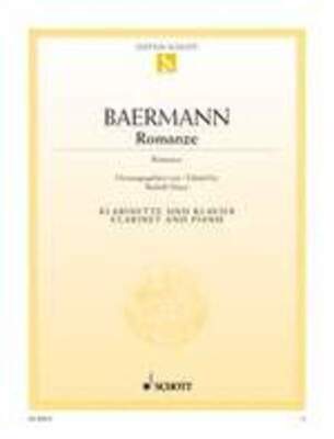 BAERMANN - ROMANCE FOR CLARINET/PIANO