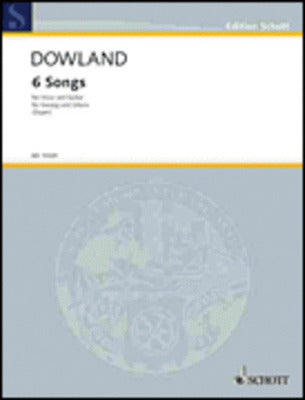 6 SONGS FOR VOICE AND GUITAR ED DUPRE