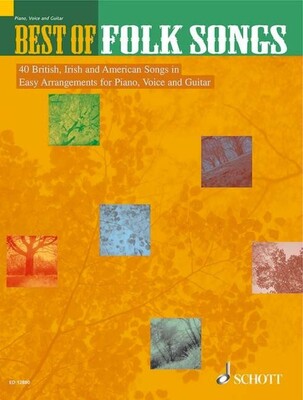 BEST OF FOLK SONGS EASY PVG