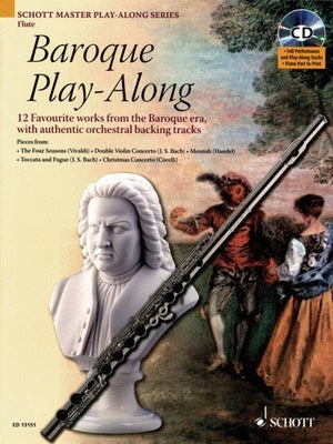 BAROQUE PLAY ALONG FLUTE BK/CD