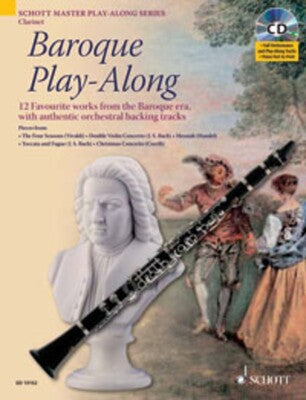 BAROQUE PLAYALONG CLARINET BK/CD