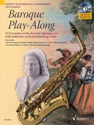 BAROQUE PLAY ALONG ALTO SAX BK/CD