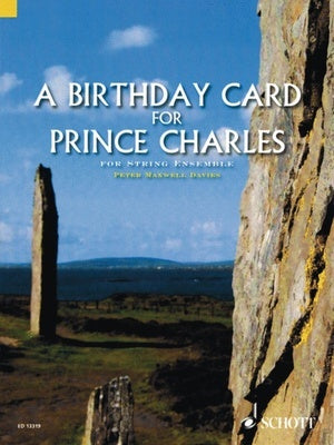 BIRTHDAY CARD FOR PRINCE CHARLES STRING QUINTET