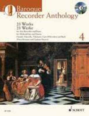 BAROQUE RECORDER ANTHOLOGY BK 4 BK/CD