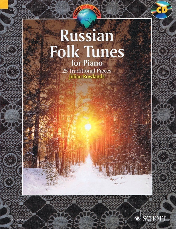 RUSSIAN FOLK TUNES FOR PIANO BK/CD