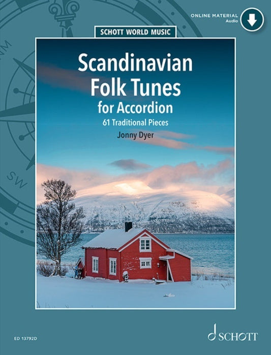 SCANDINAVIAN FOLK TUNES FOR ACCORDION BK/OLA