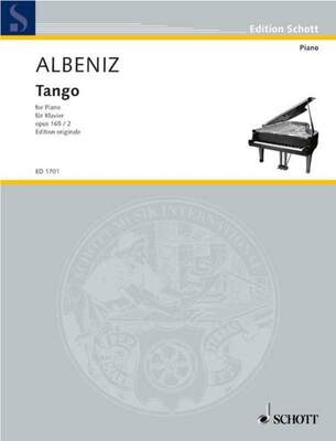 ALBENIZ - TANGO OP 165 NO 2 PIANO ORIGINAL EDITION