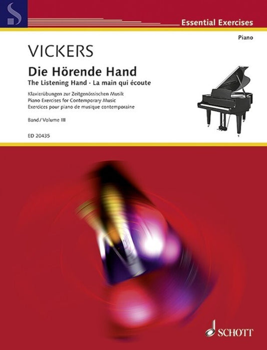 VICKERS - THE LISTENING HAND VOL 3 PIANO