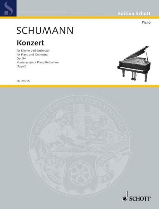 SCHUMANN - PIANO CONCERTO A MIN OP 54 2P4H