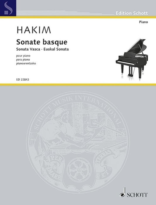 HAKIM - SONATE BASQUE FOR PIANO