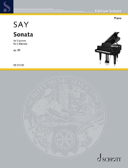 SAY - SONATA OP 80 FOR 2 PIANOS