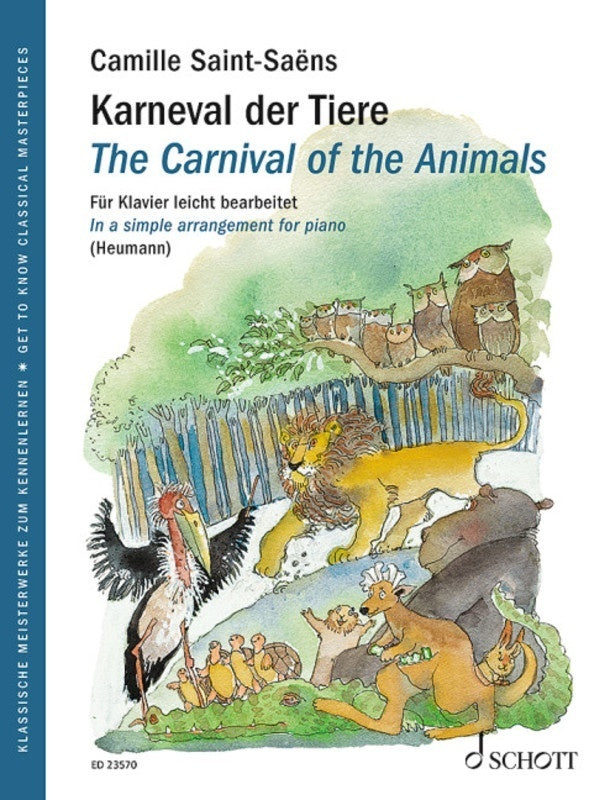 THE CARNIVAL OF THE ANIMALS EASY PIANO ARR HEUMANN