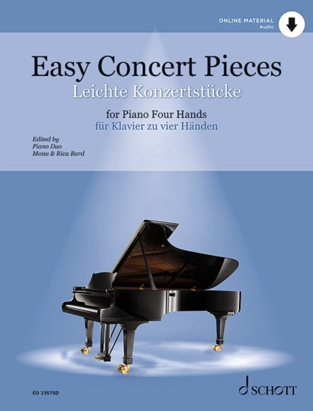 EASY CONCERT PIECES FOR PIANO DUET BK/OLA