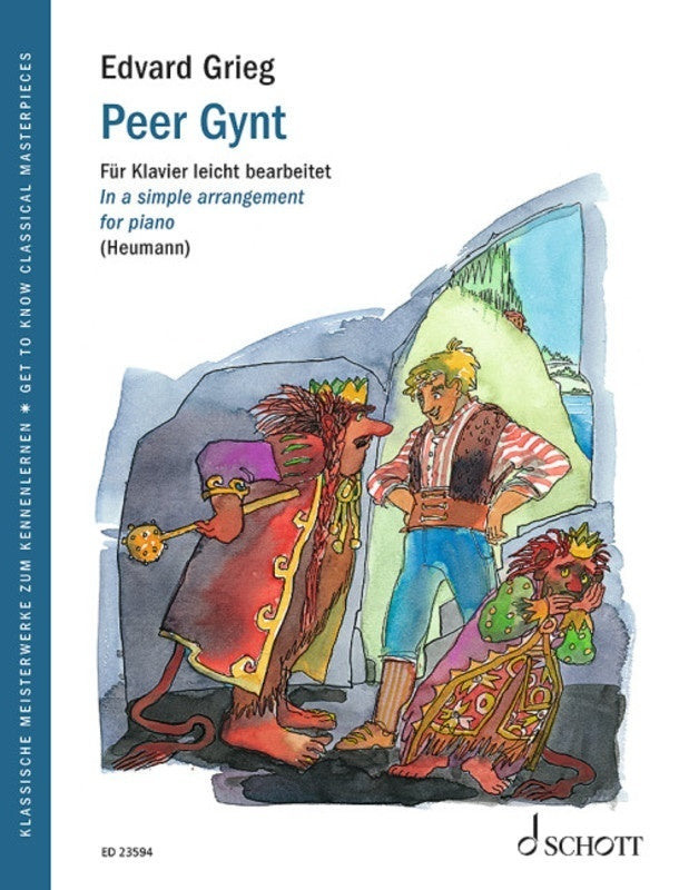 GRIEG - PEER GYNT OP 46 & 55 EASY PIANO ARR HEUMANN