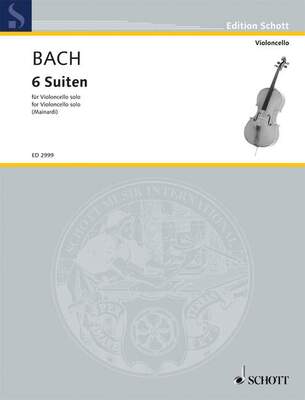 BACH - 6 SUITES FOR CELLO SOLO BWV 1007-1012 ED MAINARDI