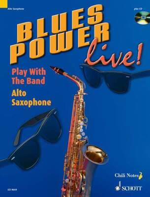 BLUES POWER LIVE! ALTO SAX BK/CD