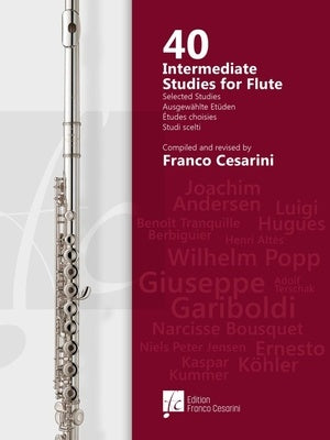 40 INTERMEDIATE STUDIES FOR FLUTE ARR CESARINI
