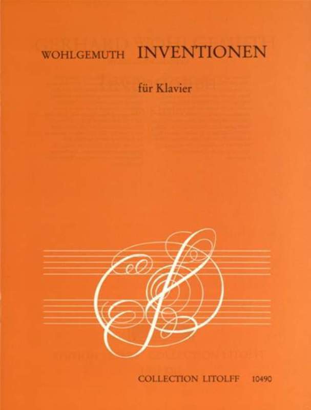 WOHLGEMUTH - INVENTIONS FOR PIANO