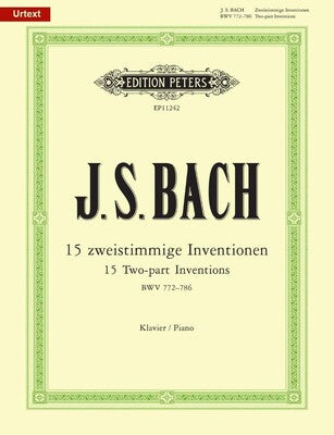 BACH - 15 TWO PART INVENTIONS BWV 772-786