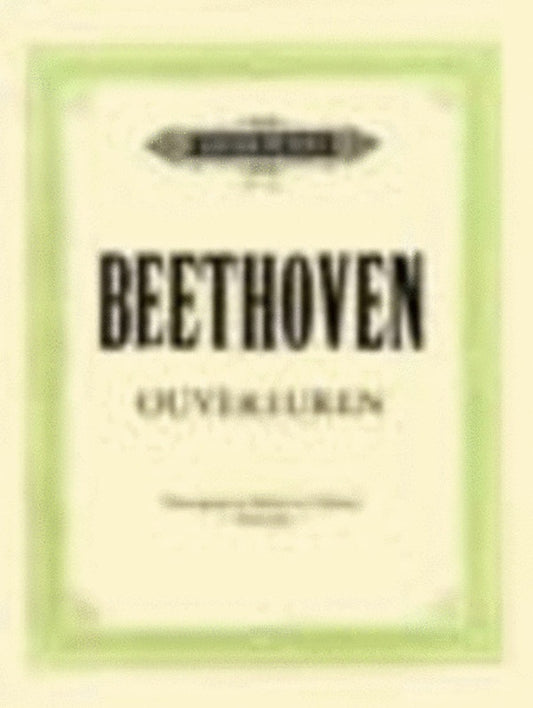 BEETHOVEN - OVERTURES FOR PIANO SOLO