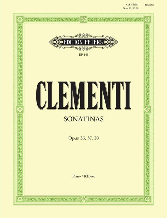 CLEMENTI - SONATINAS OP 36 37 38