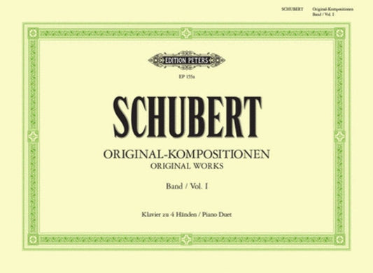 SCHUBERT - ORIGINAL COMPOSITIONS VOL 1 PIANO DUET