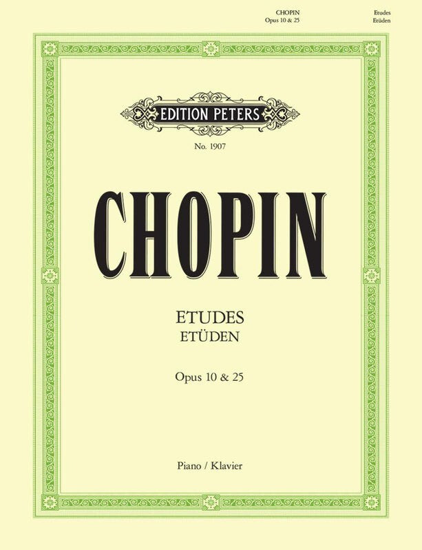 CHOPIN - ETUDES OP 10 OP 25 FOR PIANO