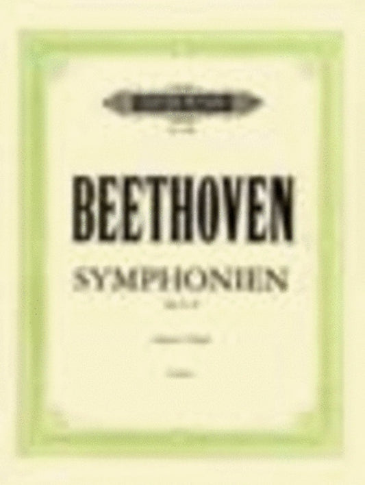 BEETHOVEN - SYMPHONIES NOS 6-9 PIANO ARR SINGER