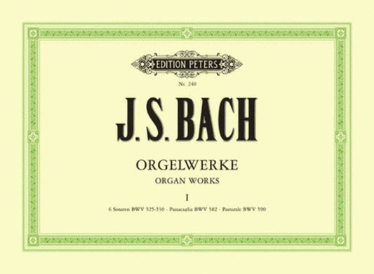 BACH - ORGAN WORKS VOL 1
