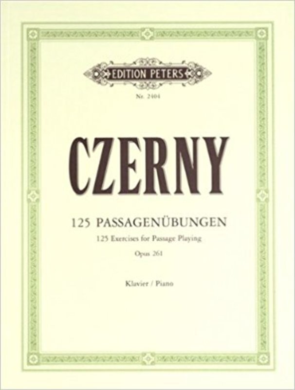 CZERNY - 125 EXERCISES FOR PASSAGE PLAYING OP 261