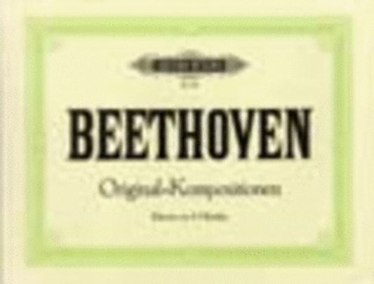 BEETHOVEN - ORIGINAL COMPOSITIONS PIANO DUET