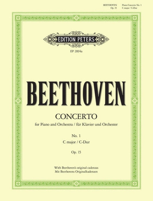 BEETHOVEN - CONCERTO NO 1 V MAJOR OP 15 2P 4H