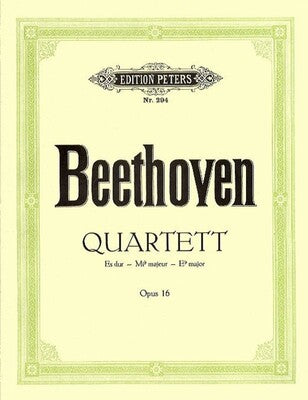 BEETHOVEN - PIANO QUARTET E FLAT OP 16 SC/PTS