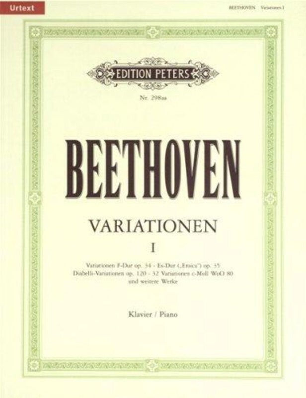 BEETHOVEN - VARIATIONS COMPLETE VOL 1 URTEXT
