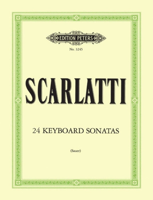 SCARLATTI - 24 SONATAS IN PROGRESSIVE ORDER