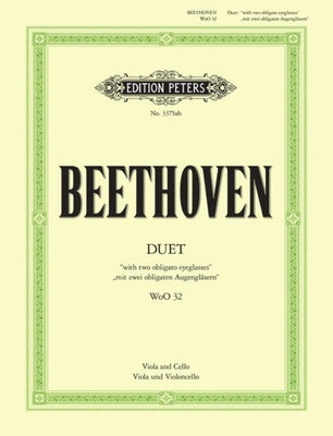 BETHOVEN - DUET SONATA FOR VIOLA AND CELLO