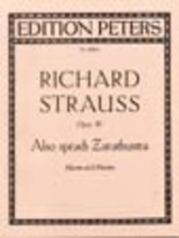 STRAUSS - ALSO SPRACH ZARATHUSTRA OP 30 FOR PIANO