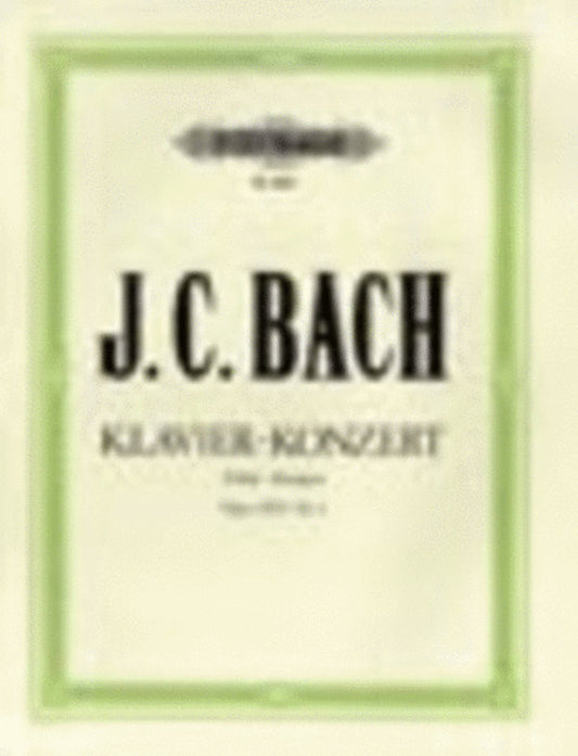 BACH JC - CONCERTO D MAJ OP 13 NO 2 2P 4H